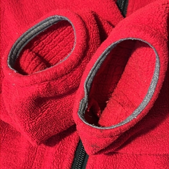 Patagonia Men’s Polartec Regulator Red Zip Up Fleeced Jacketet Size XL - Picture 9 of 15